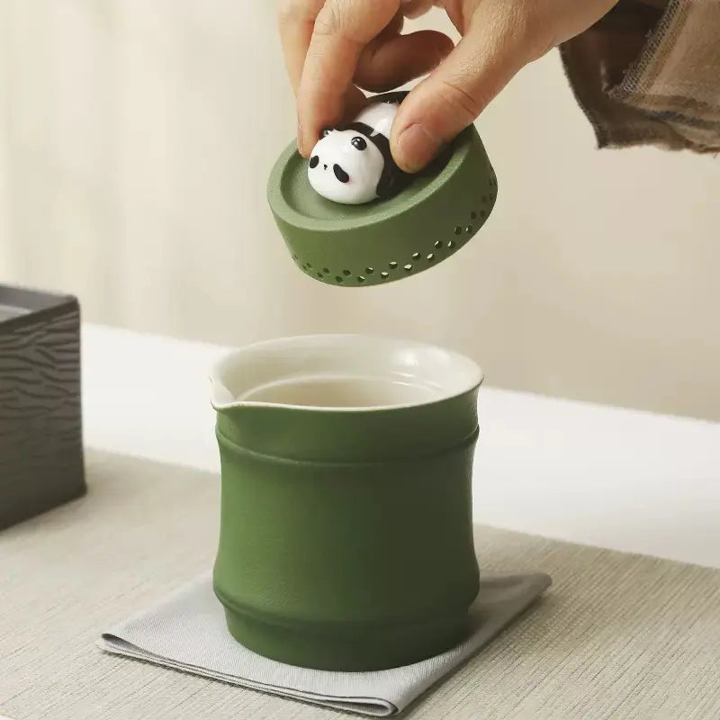 PandaCiCi Teapot & Teacup Gift Set – Panda Tea Set for Gifting