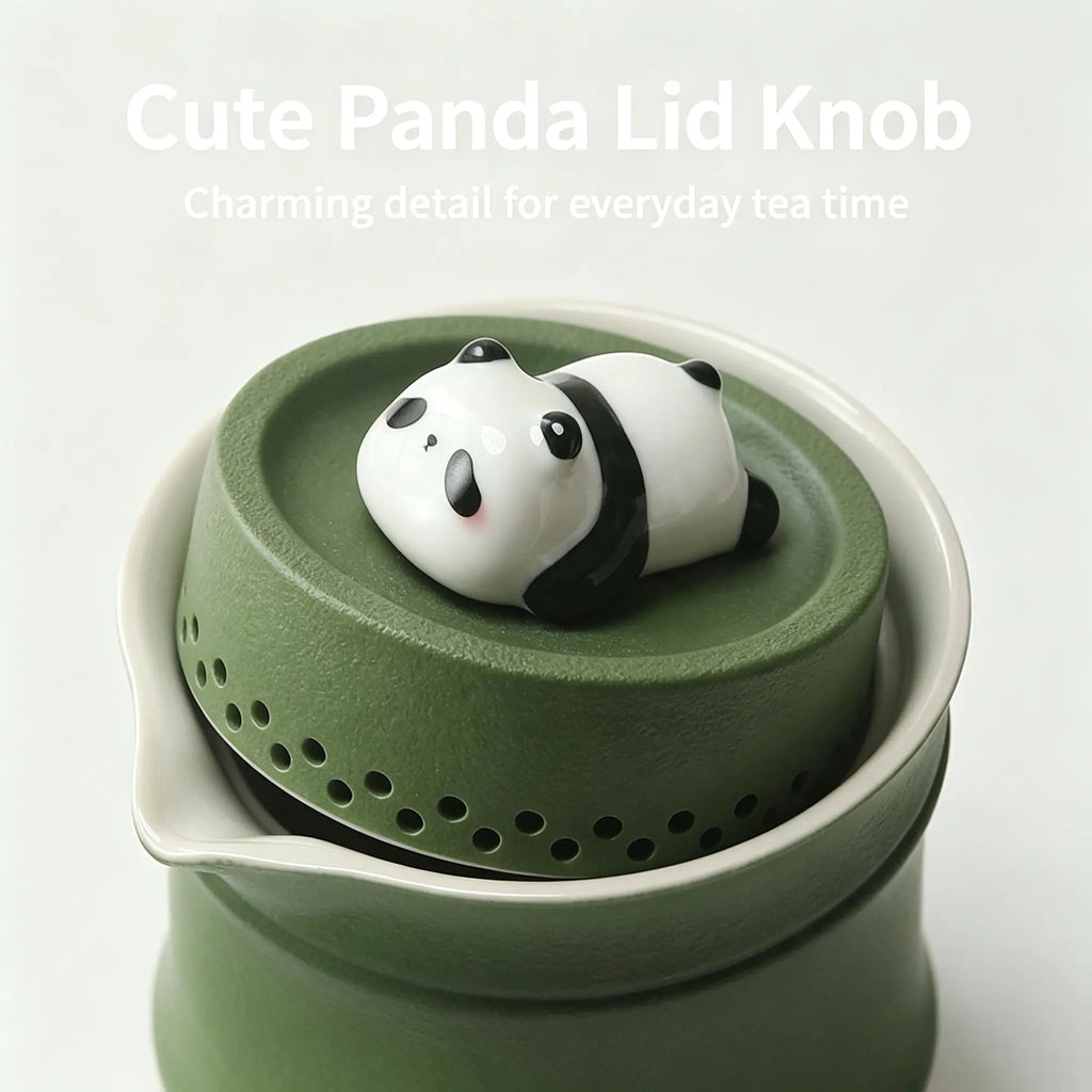 PandaCiCi Teapot & Teacup Gift Set – Panda Tea Set for Gifting
