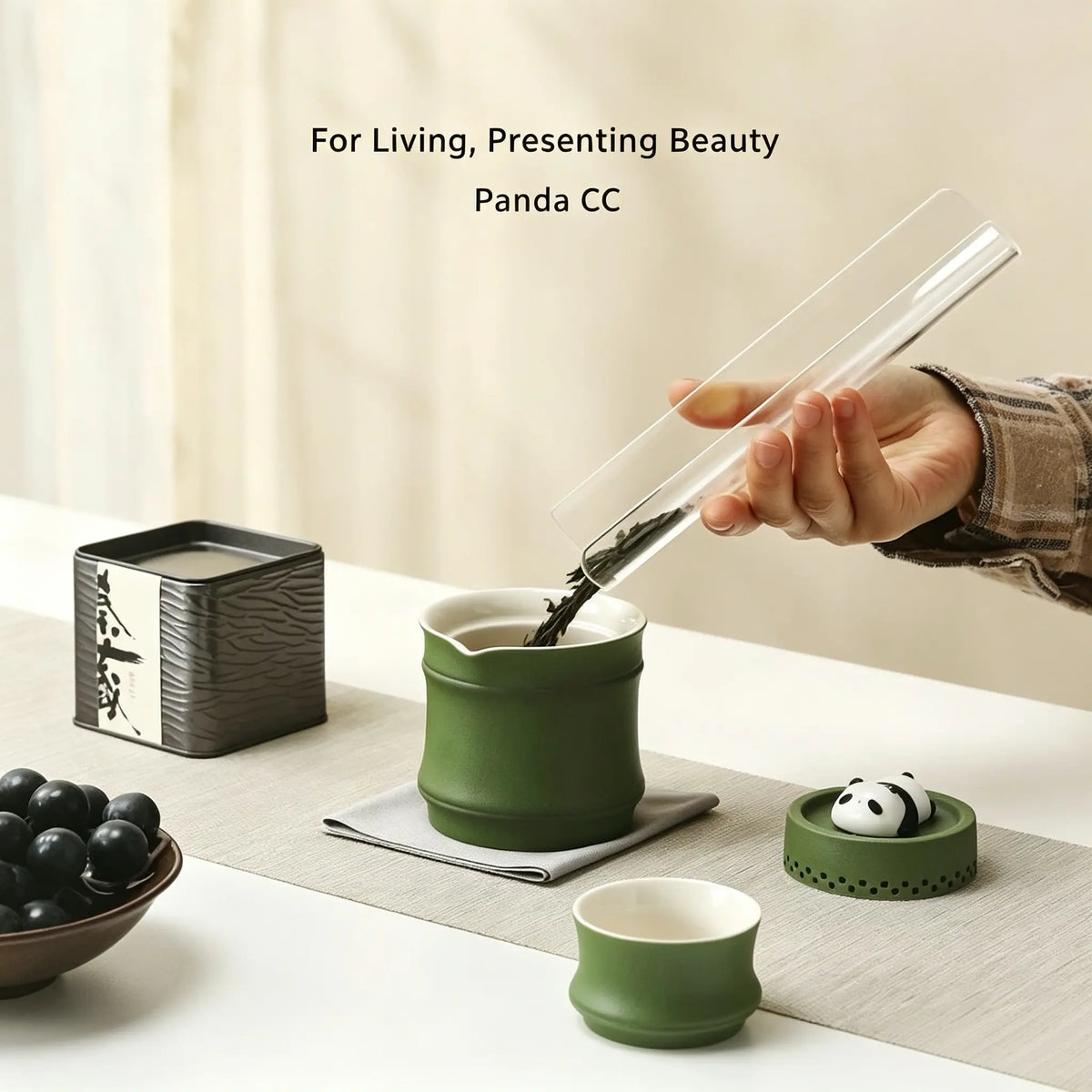 PandaCiCi Teapot & Teacup Gift Set – Panda Tea Set for Gifting