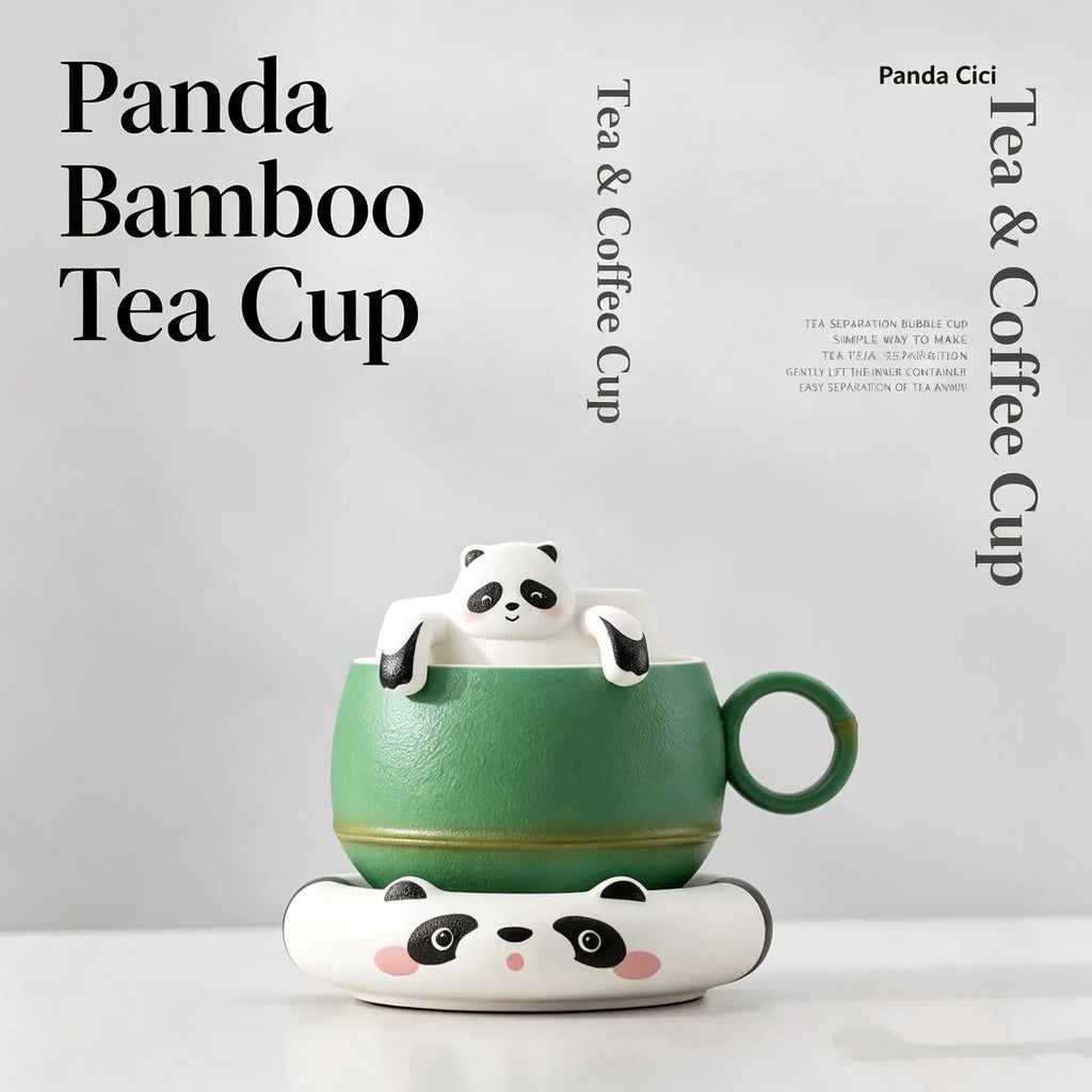 PandaCiCi Tea & Coffee Mug – Cute Panda Drinkware Gift