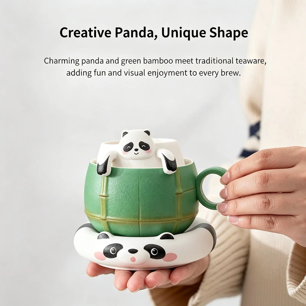 PandaCiCi Tea & Coffee Mug – Cute Panda Drinkware Gift