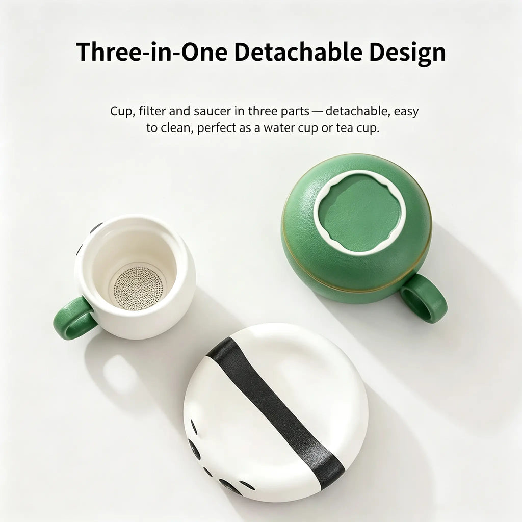 PandaCiCi Tea & Coffee Mug – Cute Panda Drinkware Gift