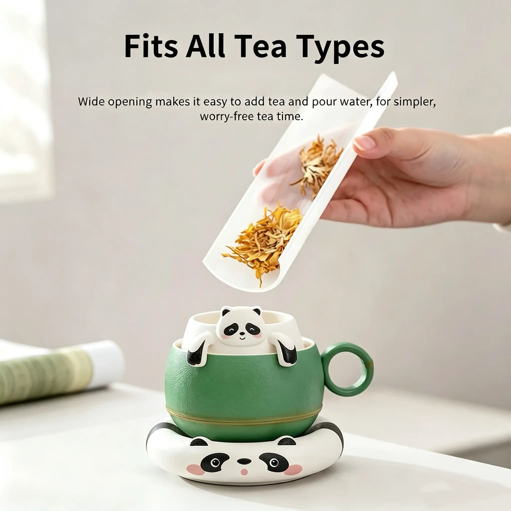 PandaCiCi Tea & Coffee Mug – Cute Panda Drinkware Gift