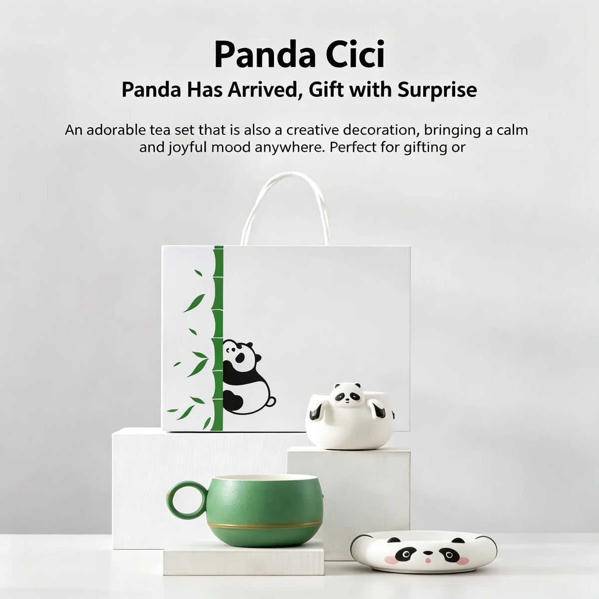 PandaCiCi Tea & Coffee Mug – Cute Panda Drinkware Gift