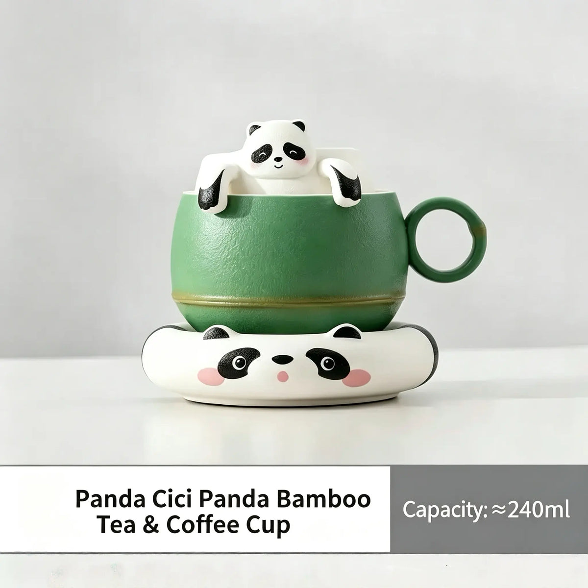 PandaCiCi Tea & Coffee Mug – Cute Panda Drinkware Gift