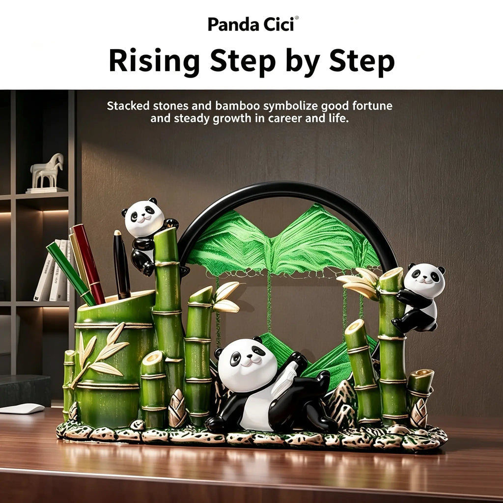 PandaCiCi Pen Holder – Cute Panda Desk Organizer Gift