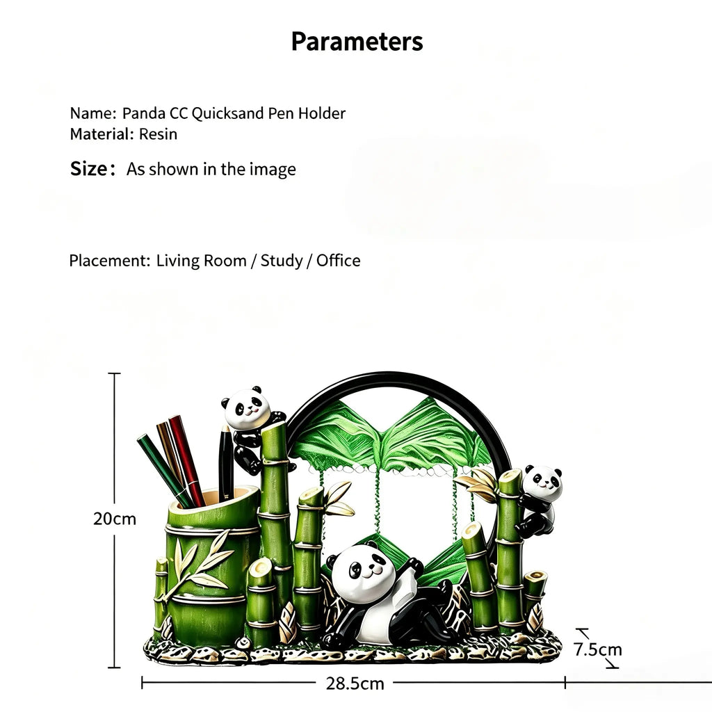 PandaCiCi Pen Holder – Cute Panda Desk Organizer Gift