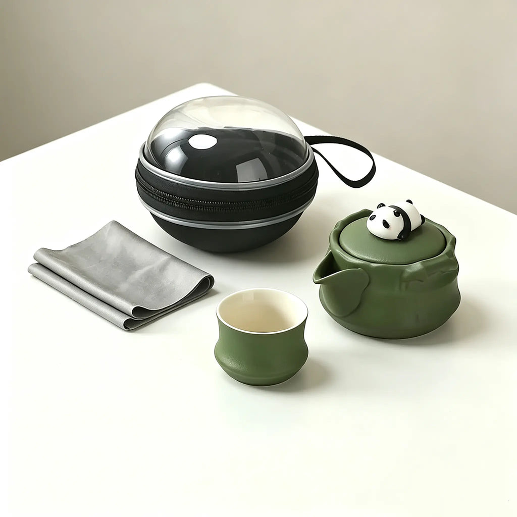 PandaCiCi Teapot & Teacup Gift Set – Panda Tea Set for Gifting