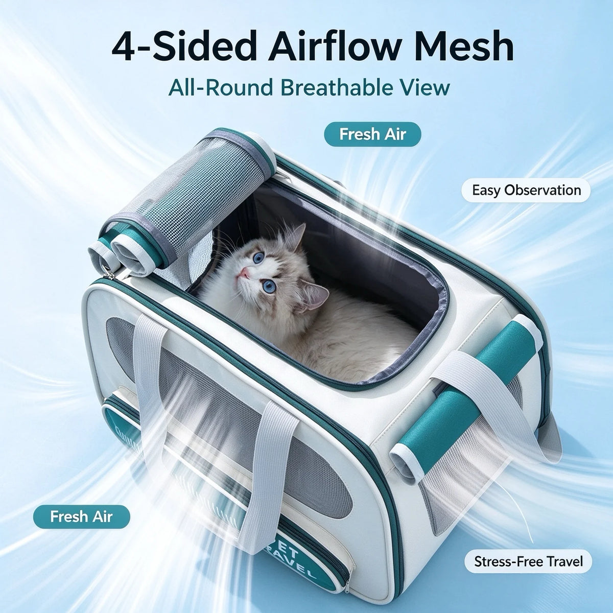 PandaCici Breathable Waterproof Pet Carrier - product image 4