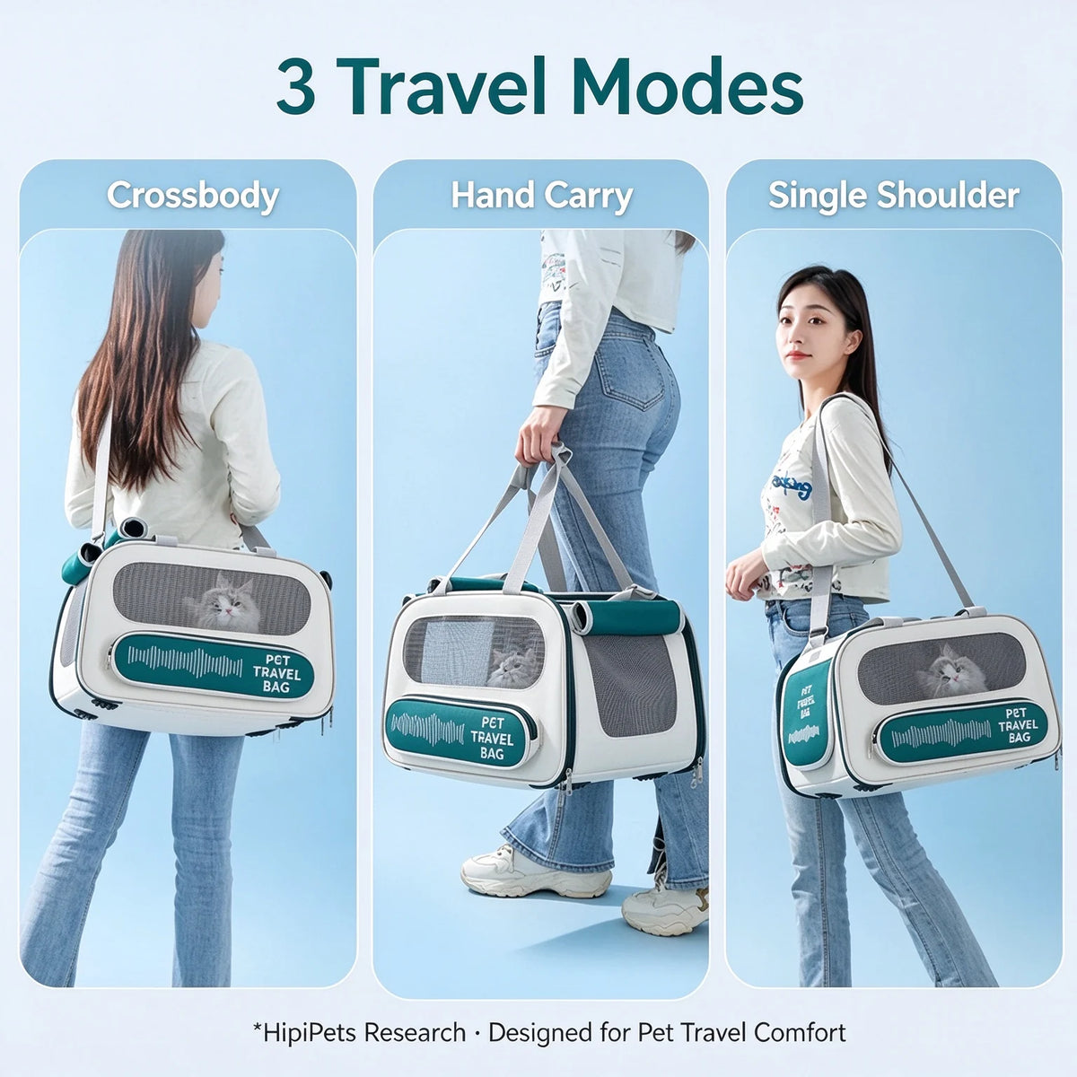PandaCici Breathable Waterproof Pet Carrier - product image 5