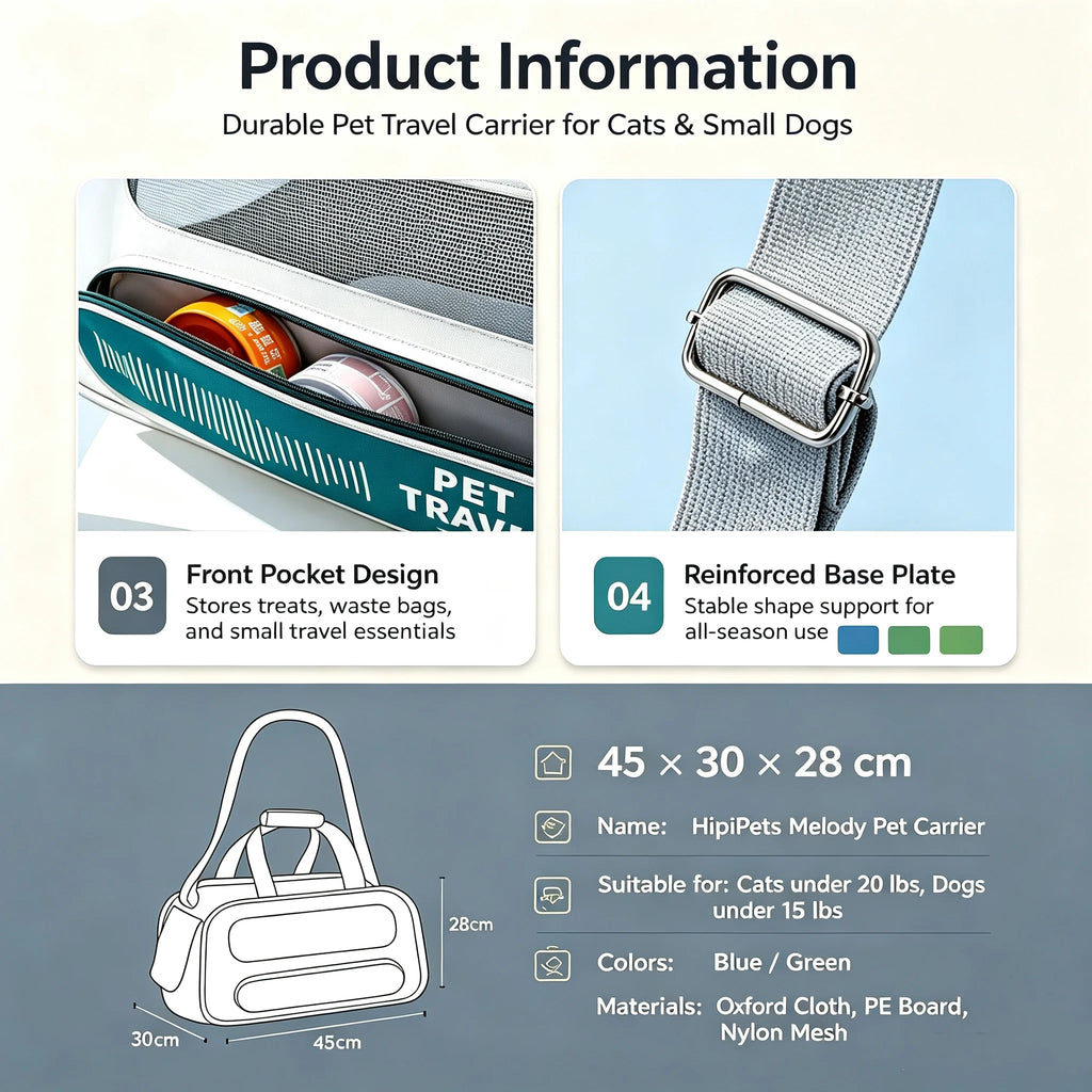PandaCici Breathable Waterproof Pet Carrier - product image 6