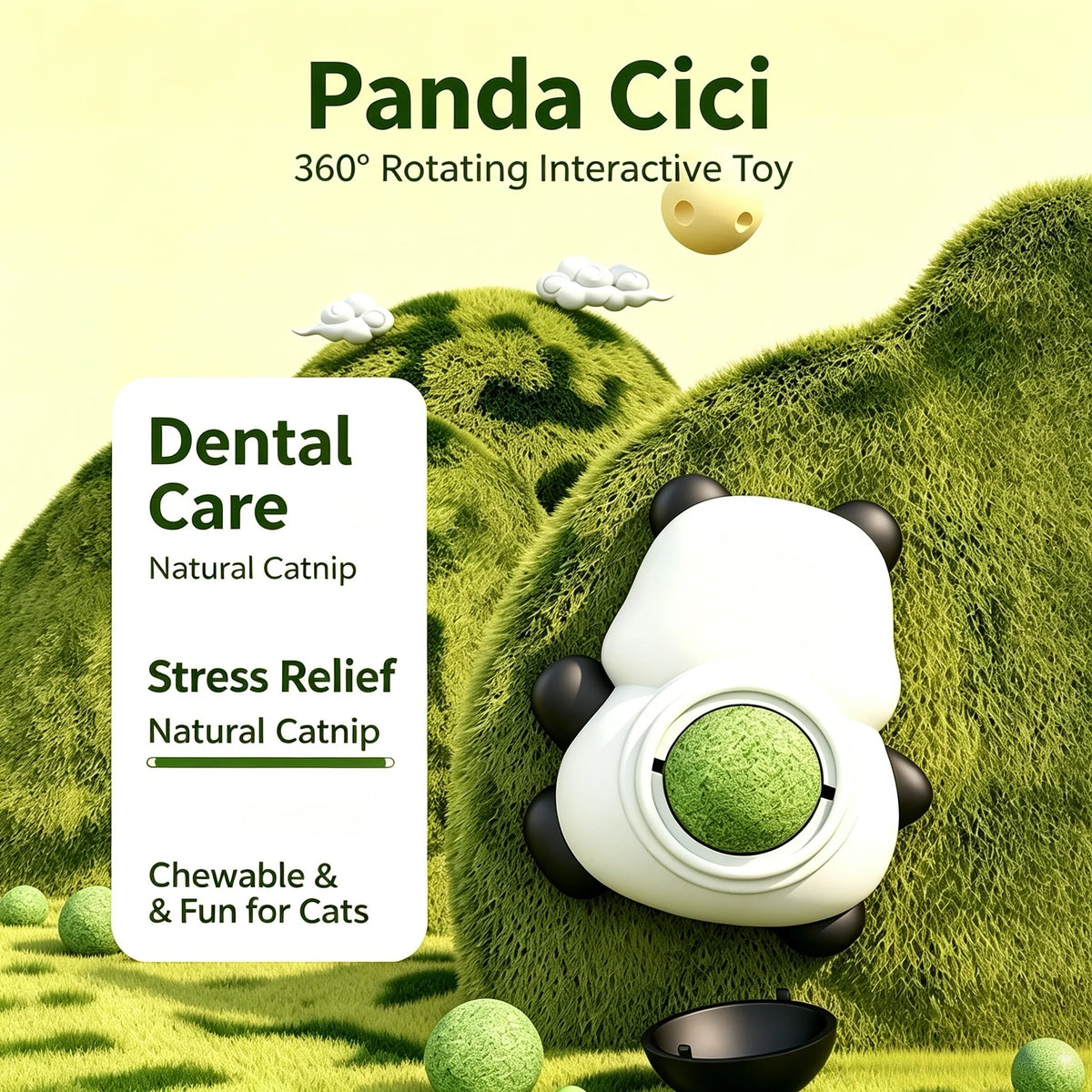 PandaCici Catnip Lick Ball Teething Toy - product image 4