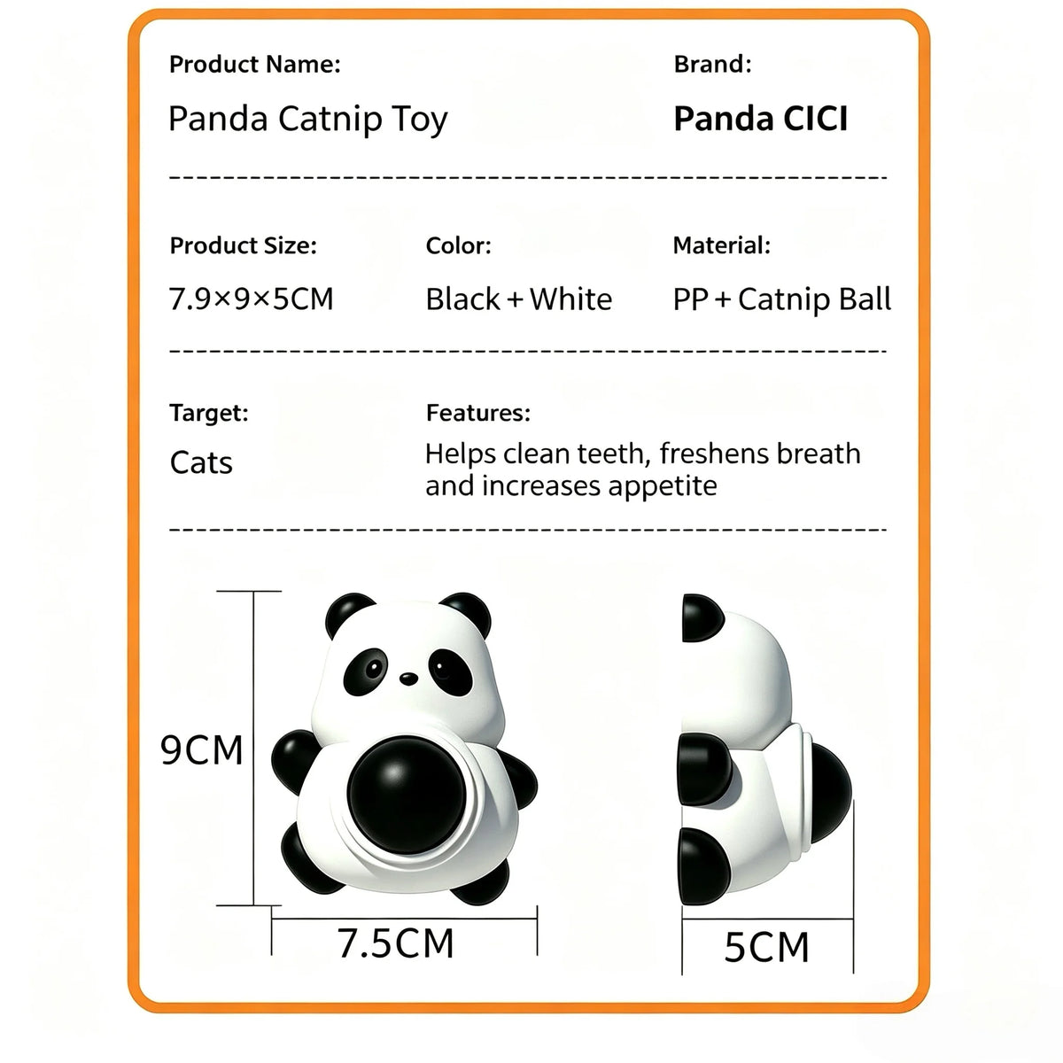 PandaCici Catnip Lick Ball Teething Toy - product image 5