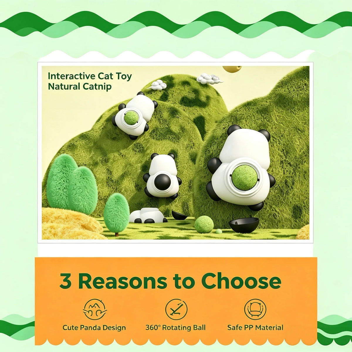 PandaCici Catnip Lick Ball Teething Toy - product image 8