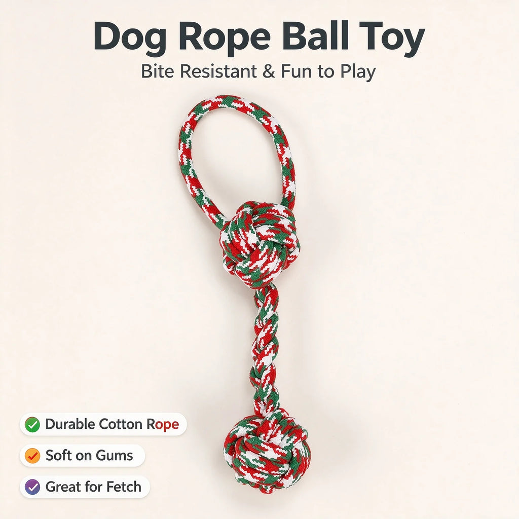 6-Piece Cotton Rope Dog Chew Toy Set - product image 6