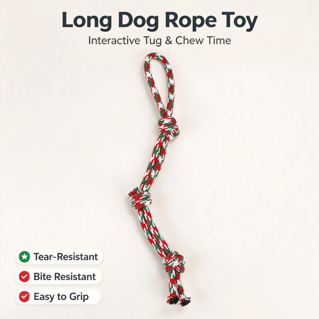 6-Piece Cotton Rope Dog Chew Toy Set - product image 7