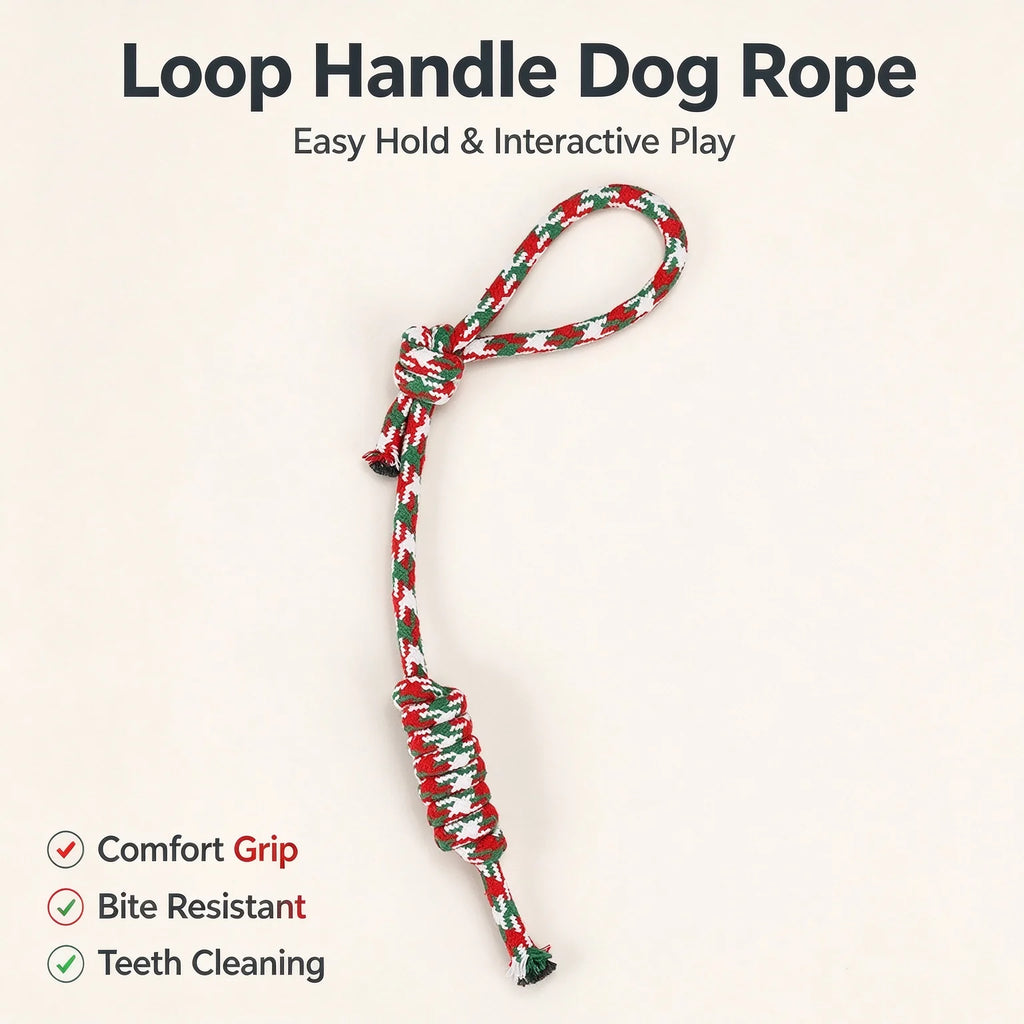 6-Piece Cotton Rope Dog Chew Toy Set - product image 8