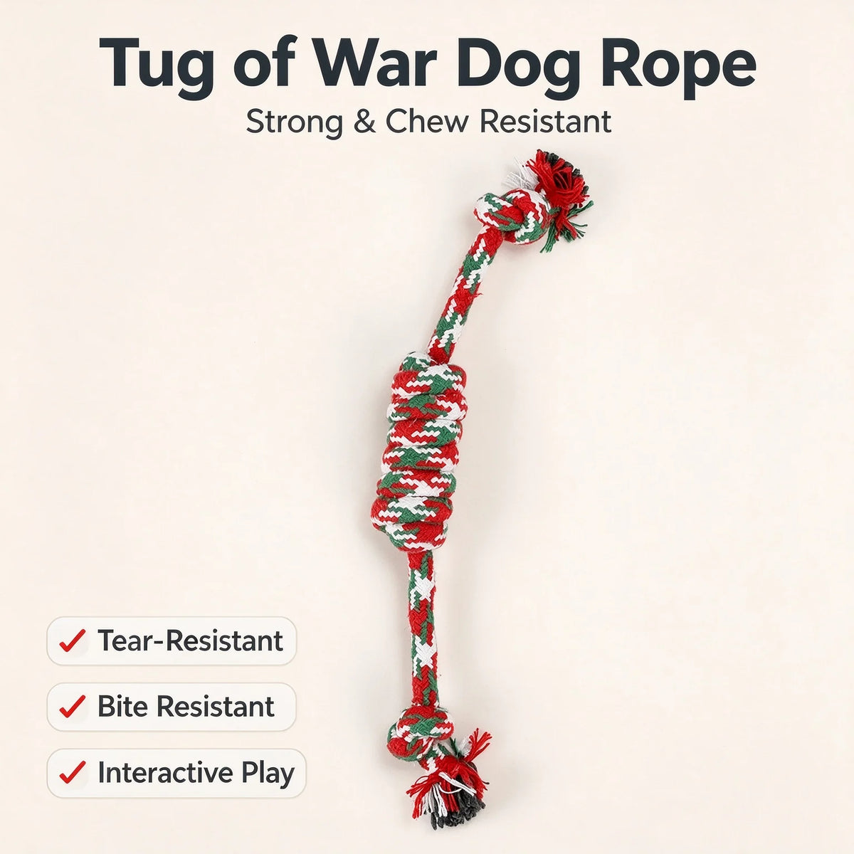 6-Piece Cotton Rope Dog Chew Toy Set - product image 10