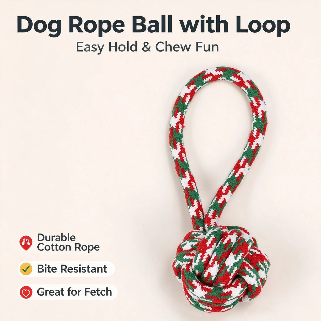 6-Piece Cotton Rope Dog Chew Toy Set - product image 13