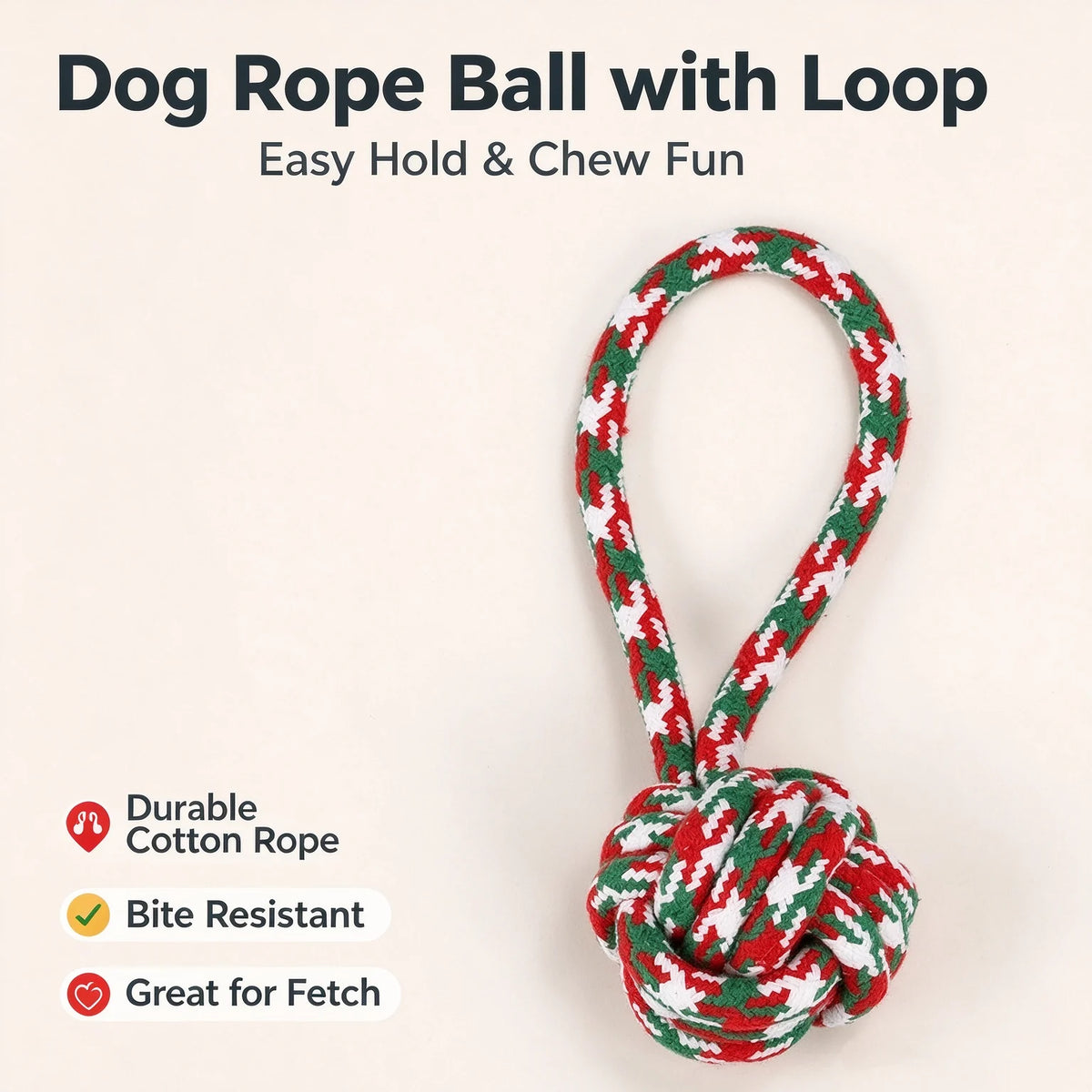 6-Piece Cotton Rope Dog Chew Toy Set - product image 13