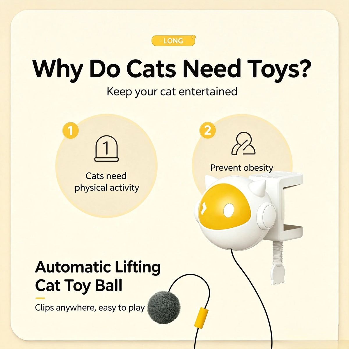 Electric Lifting Cat Teaser Toy - product image 7