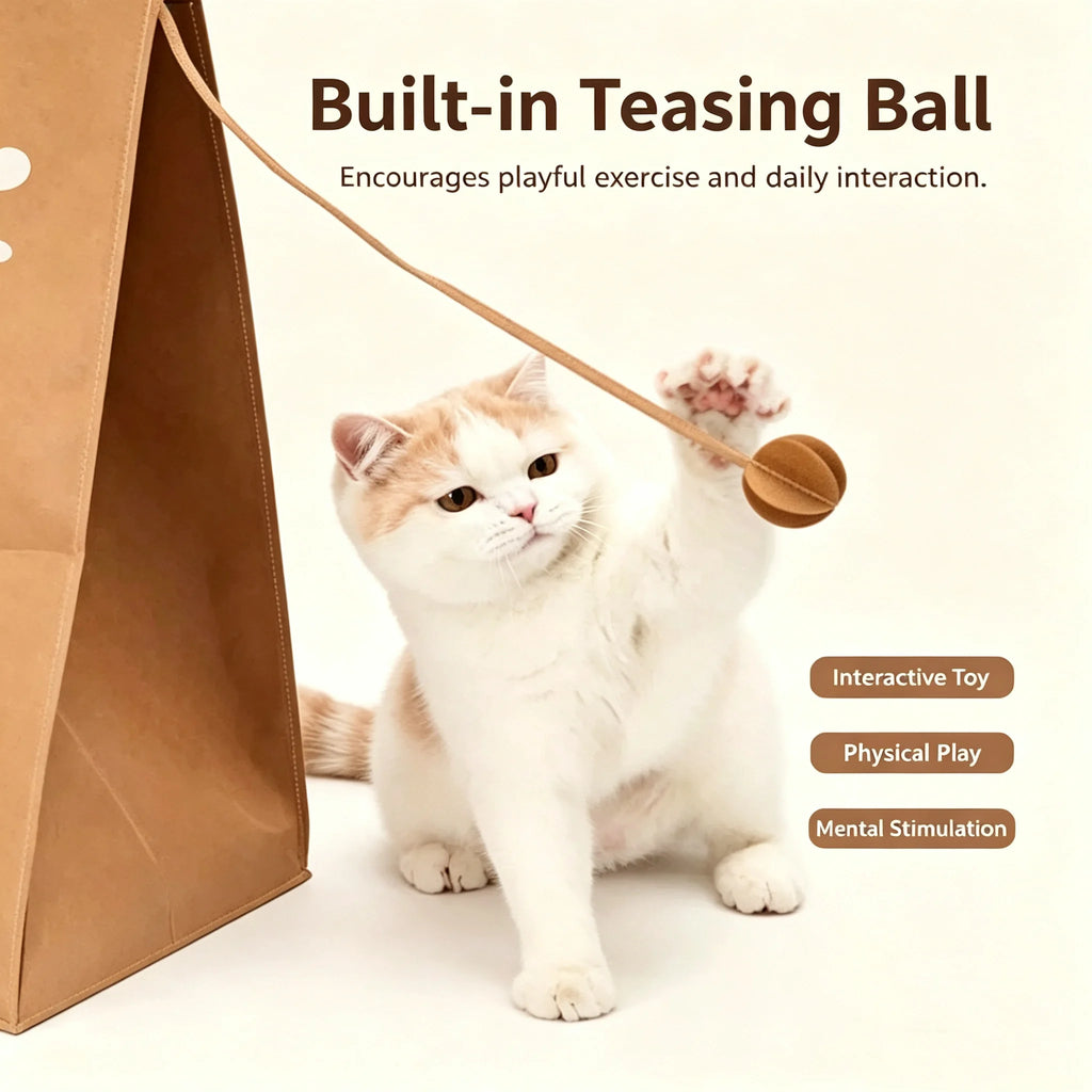 PandaCici Foldable Waterproof Kraft Paper Cat Bed - product image 3
