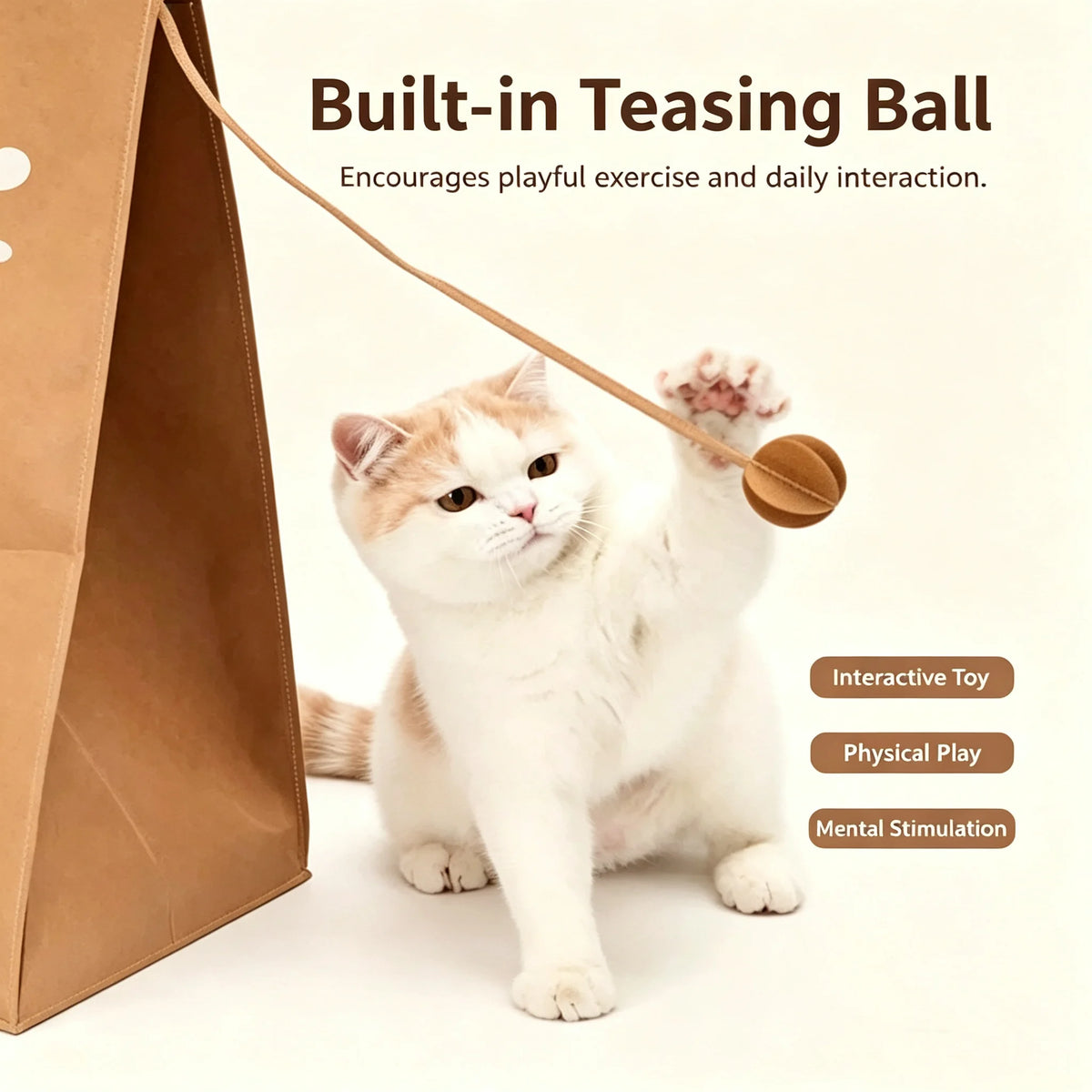 PandaCici Foldable Waterproof Kraft Paper Cat Bed - product image 3