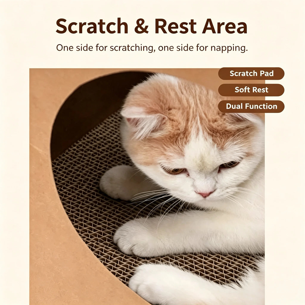 PandaCici Foldable Waterproof Kraft Paper Cat Bed - product image 6
