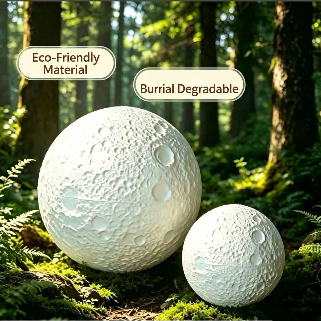 Moon-Shaped Biodegradable Pet Memorial Urn - product image 6