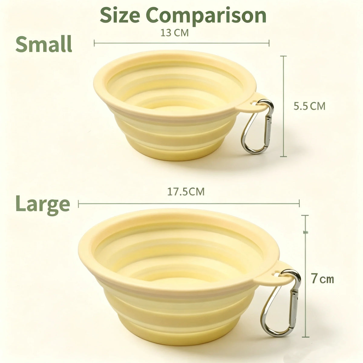 Portable Collapsible Silicone Pet Bowl - product image 2