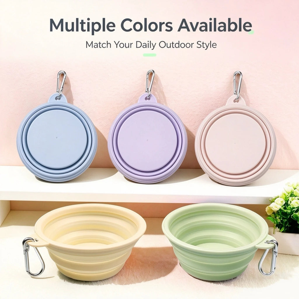 Portable Collapsible Silicone Pet Bowl - product image 6