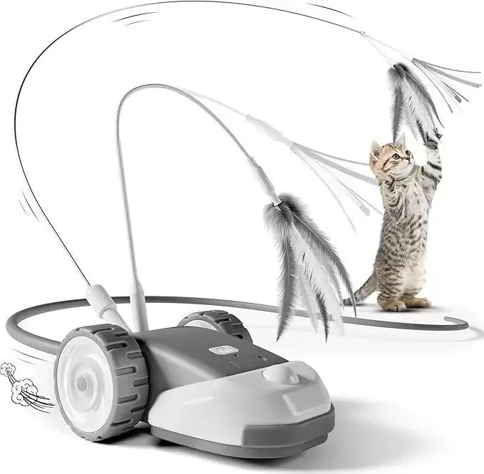 PandaCici Remote-Control Feather Cat Toy Car - product image 8