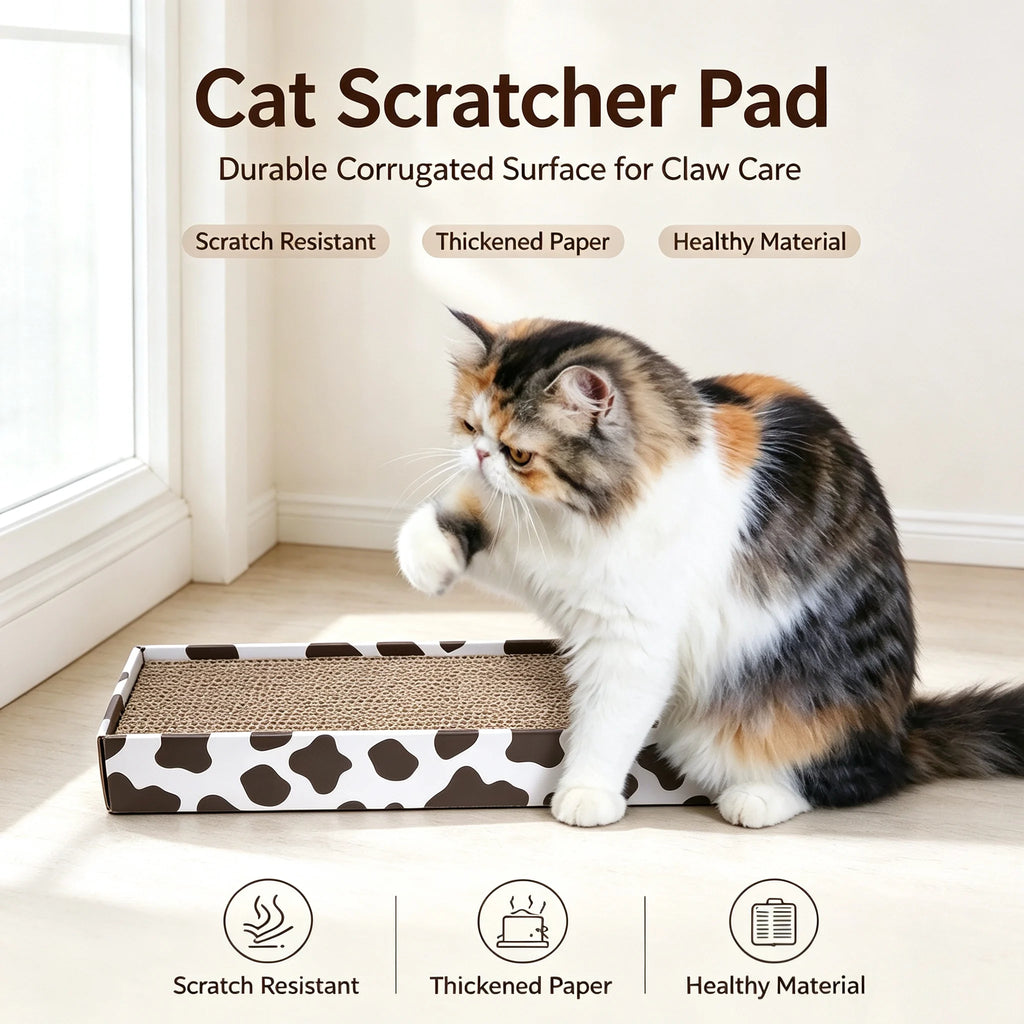 7-Piece Retro Animal Print Cat Scratcher Set - product image 1