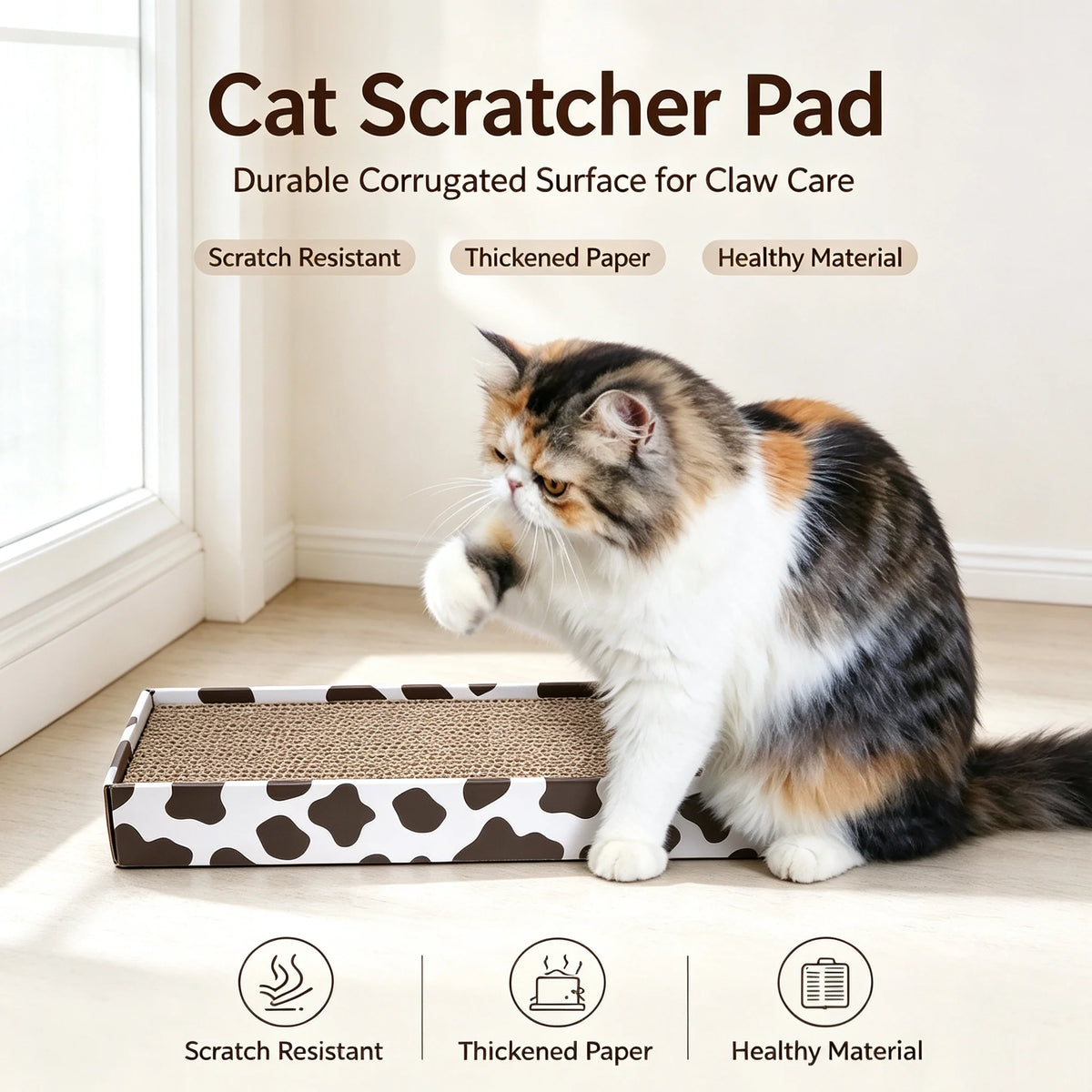 7-Piece Retro Animal Print Cat Scratcher Set - product image 1
