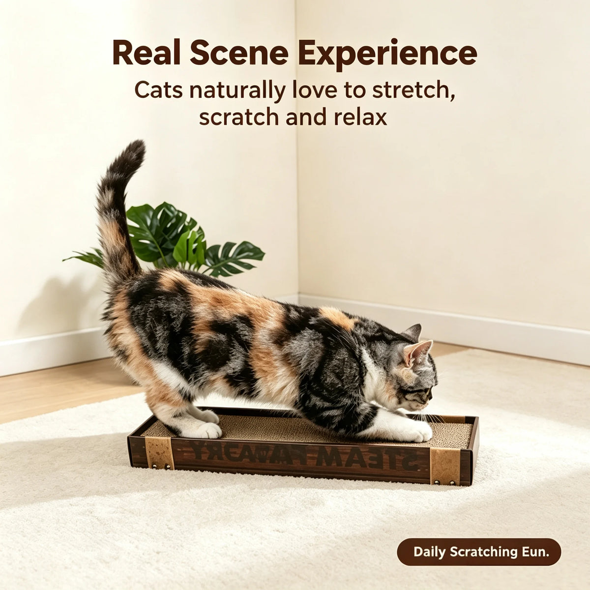 7-Piece Retro Animal Print Cat Scratcher Set - product image 2