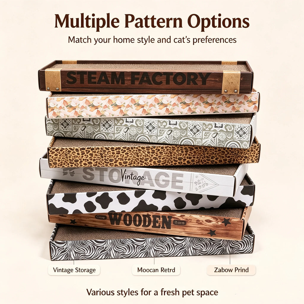 7-Piece Retro Animal Print Cat Scratcher Set - product image 3