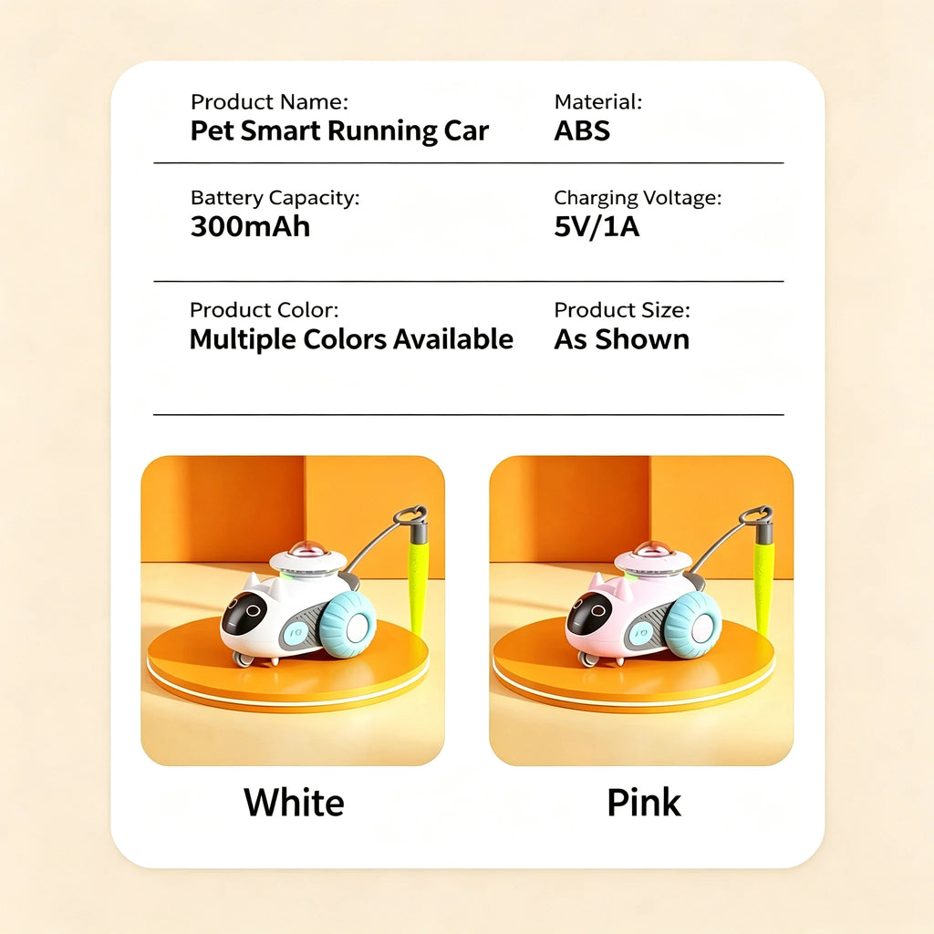 PandaCici Smart Remote-Control Silicone Cat Toy Car - product image 5