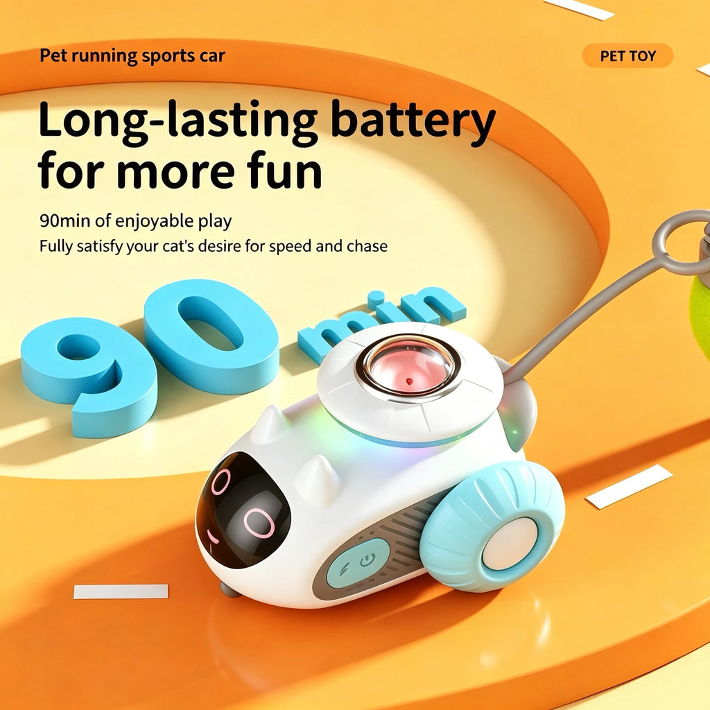 PandaCici Smart Remote-Control Silicone Cat Toy Car - product image 12