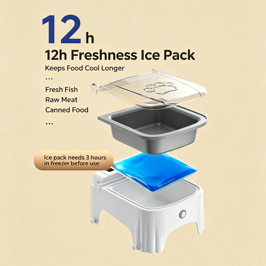 Smart Timed Automatic Pet Feeder with Lid - product image 7