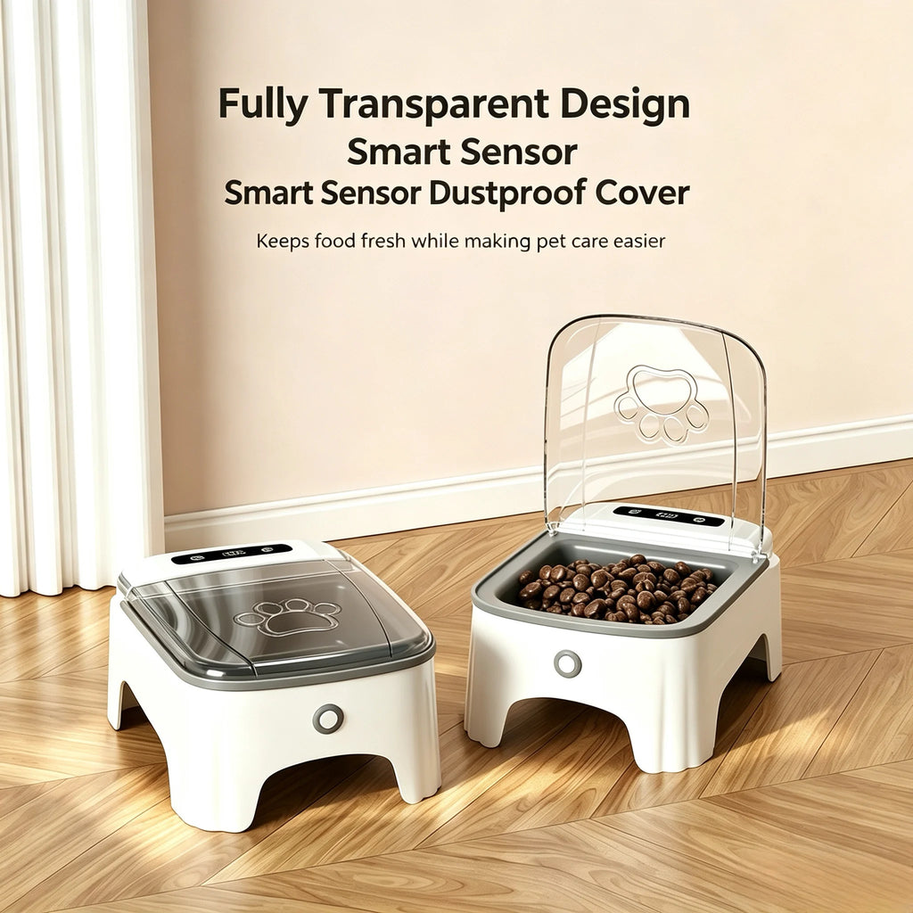 Smart Timed Automatic Pet Feeder with Lid - product image 12