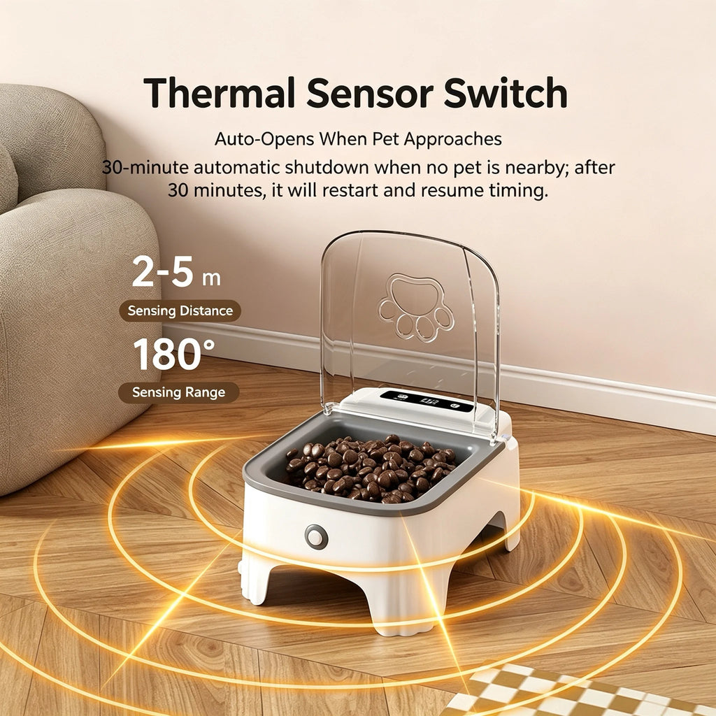 Smart Timed Automatic Pet Feeder with Lid - product image 15