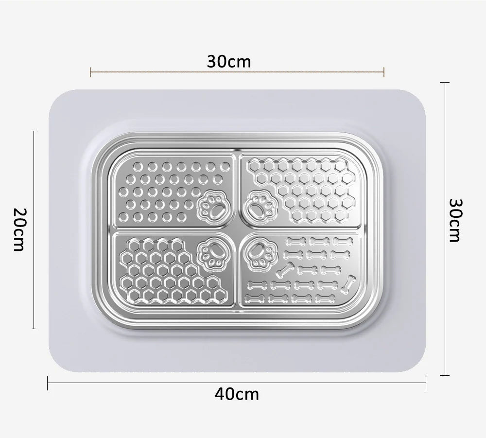 Stainless Steel Non-Slip Slow Feeder Pet Bowl - product image 1