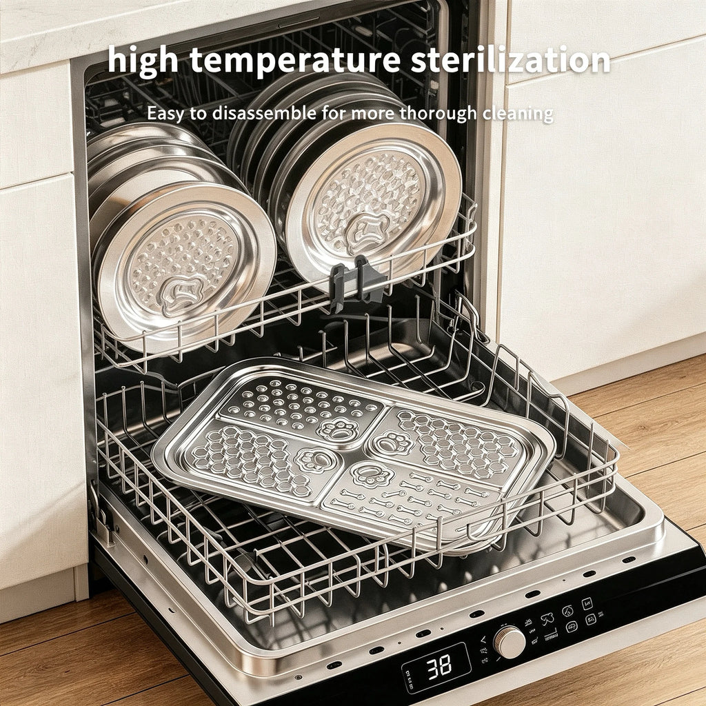 Stainless Steel Non-Slip Slow Feeder Pet Bowl - product image 3