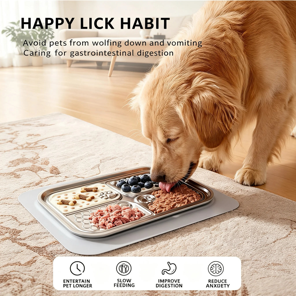 Stainless Steel Non-Slip Slow Feeder Pet Bowl - product image 5