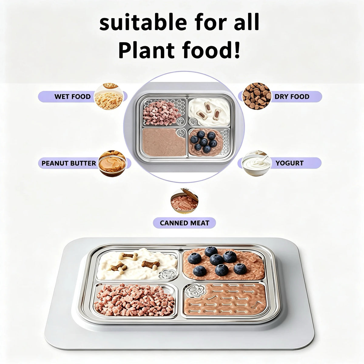 Stainless Steel Non-Slip Slow Feeder Pet Bowl - product image 6