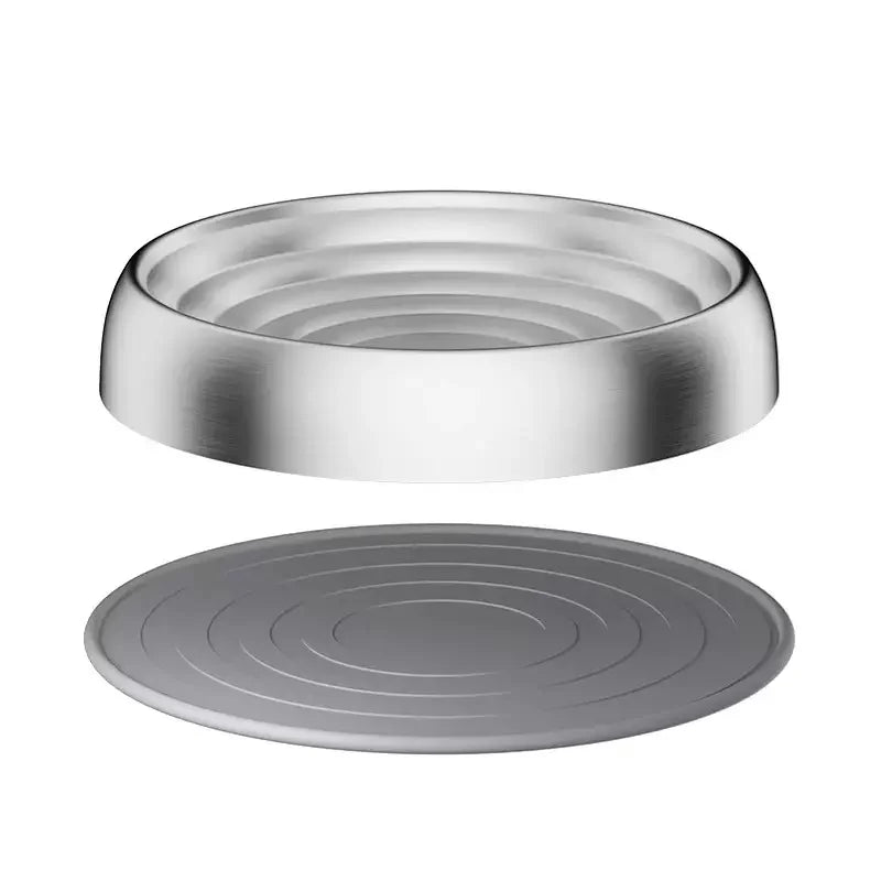 Stainless Steel Shallow Anti-Choke Pet Bowl - product image 1