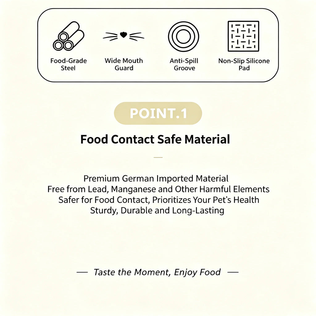 Stainless Steel Shallow Anti-Choke Pet Bowl - product image 2
