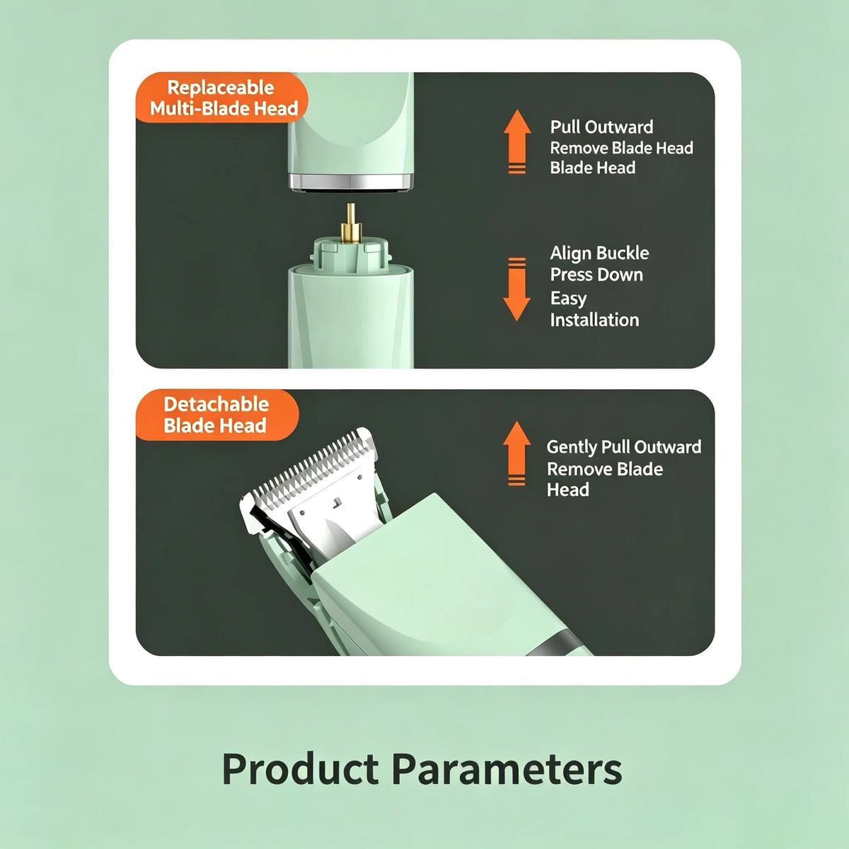 3-in-1 Electric Pet Trimmer and Nail Grinder - product image 15