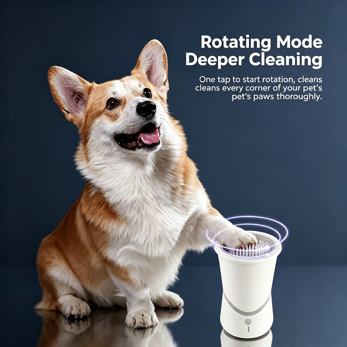 USB Rechargeable Automatic Pet Paw Cleaner - product image 6