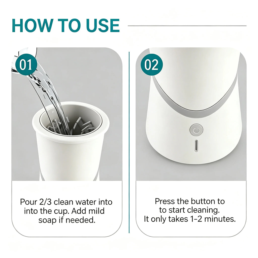 USB Rechargeable Automatic Pet Paw Cleaner - product image 10